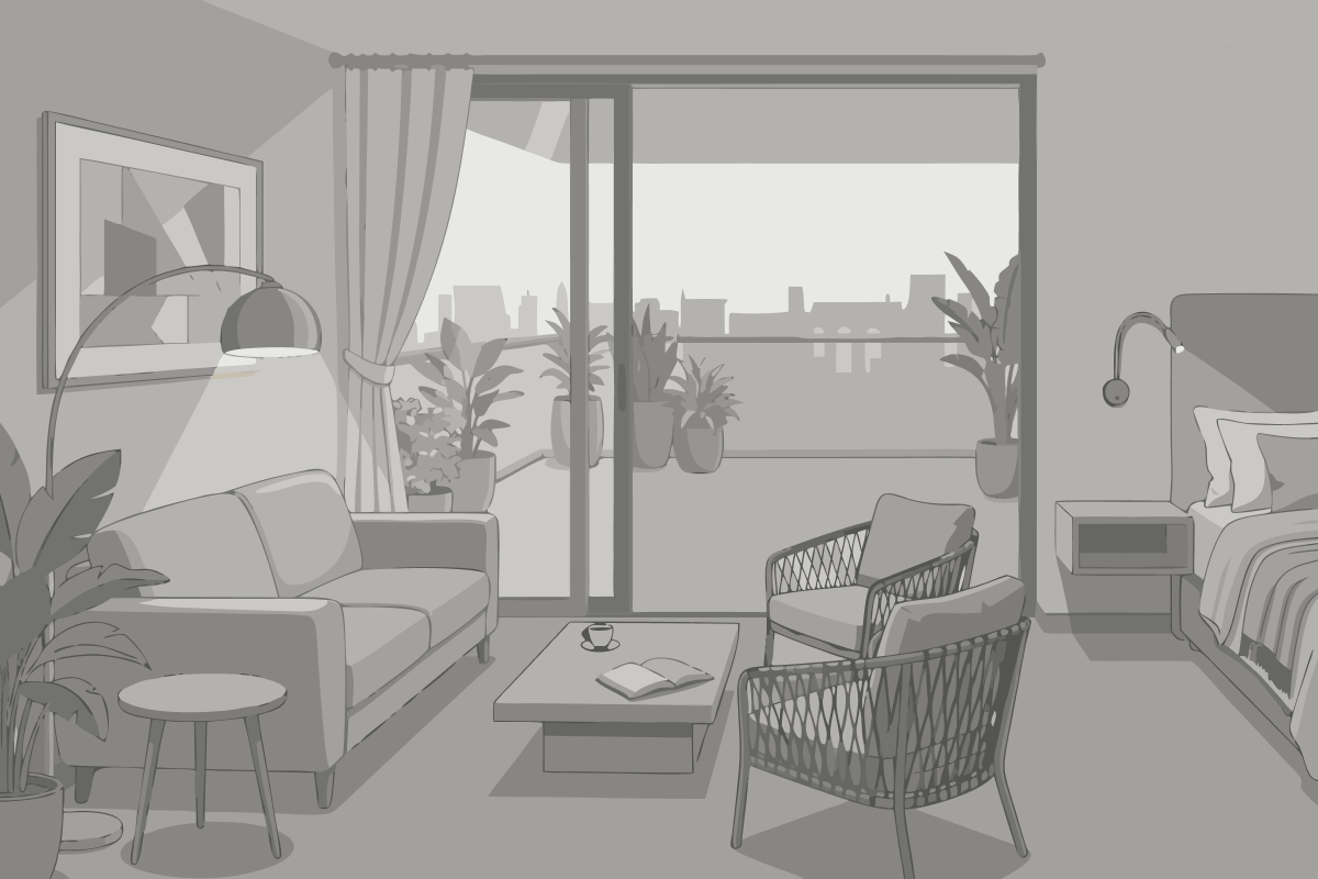 Chambre Double Rénovée